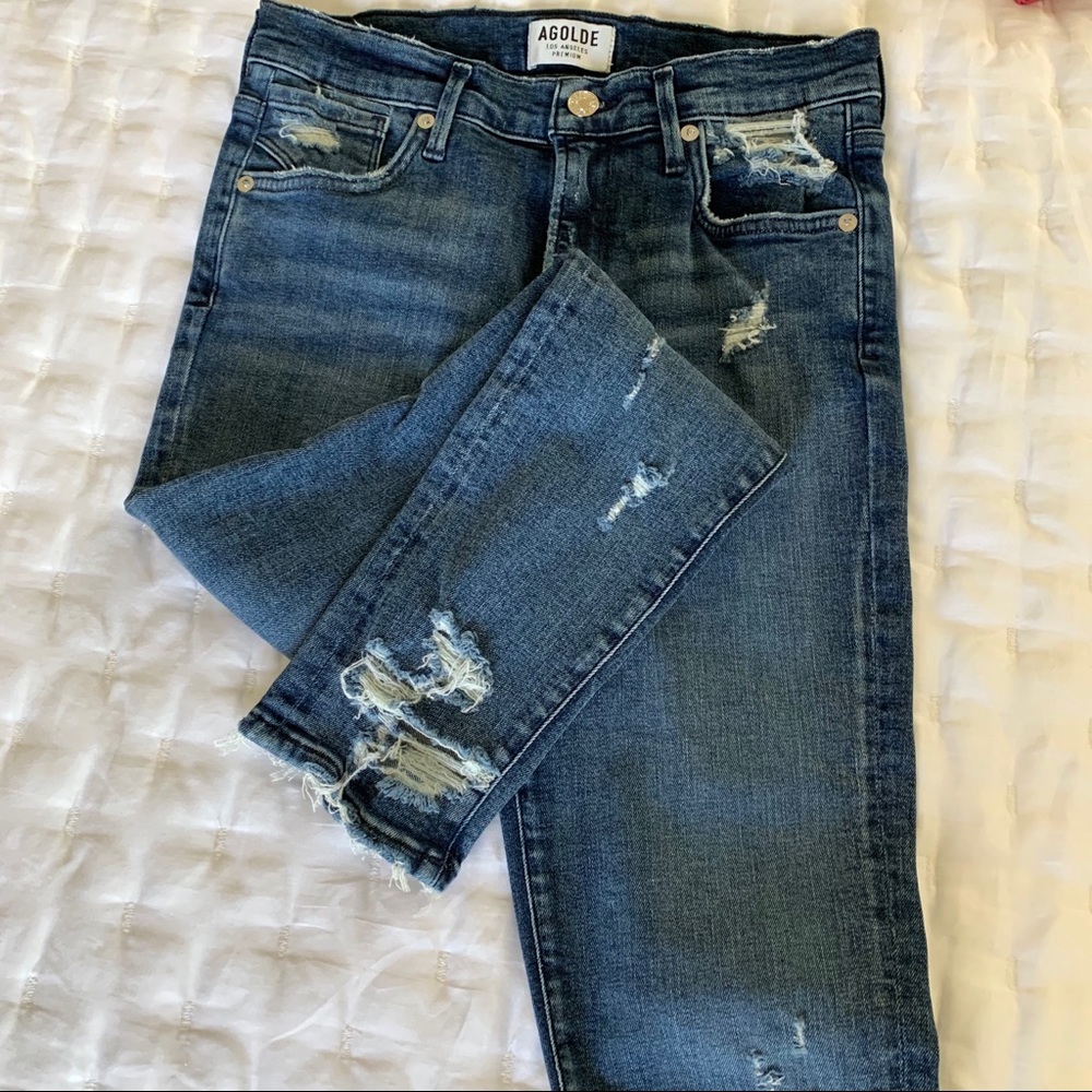 AGOLDE Distressed Jeans